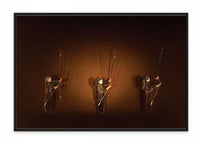 3 ARCHERS WITH PASTEL OVERLAY (BLACK FRAME) candidavonbraun