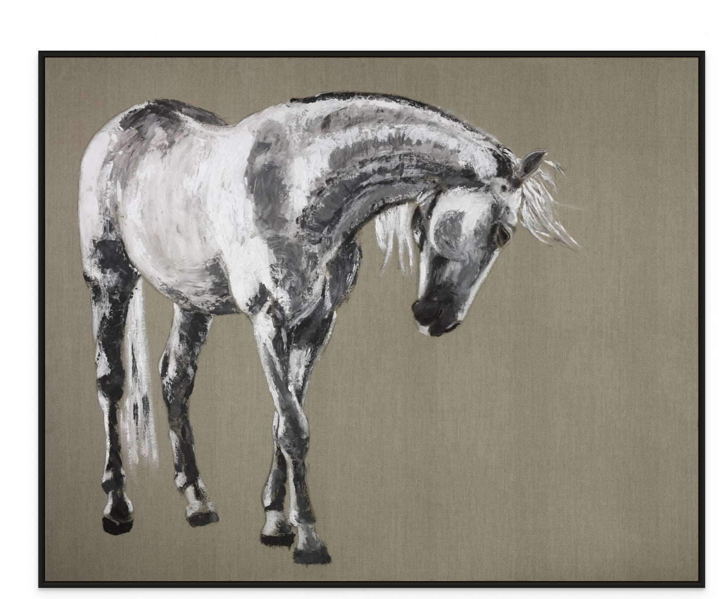 LARAPIO with Black Oak Floating Frame