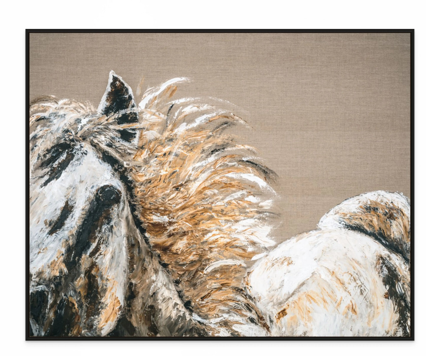 WILD ONE with Black Oak Floating Frame