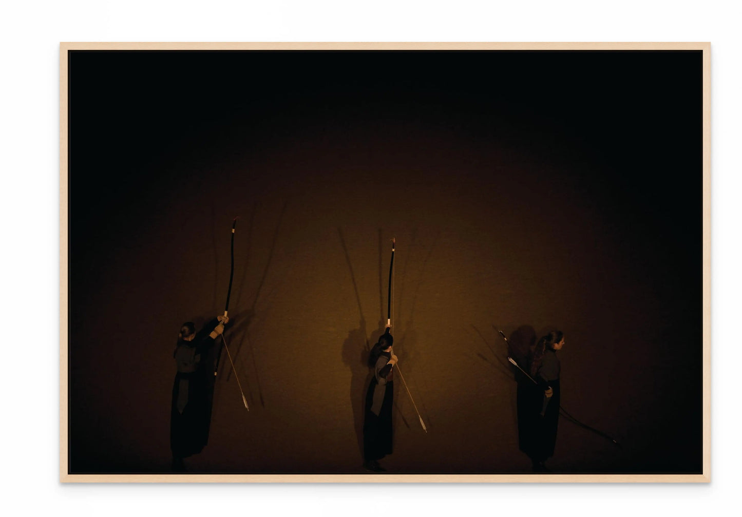 3 ARCHERS III with Natural Maple Floating Frame
