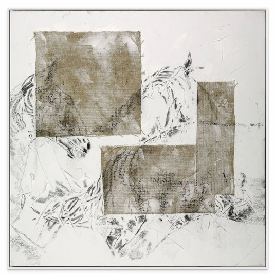 RUNNING HERD III with WHITE FLOATING FRAME