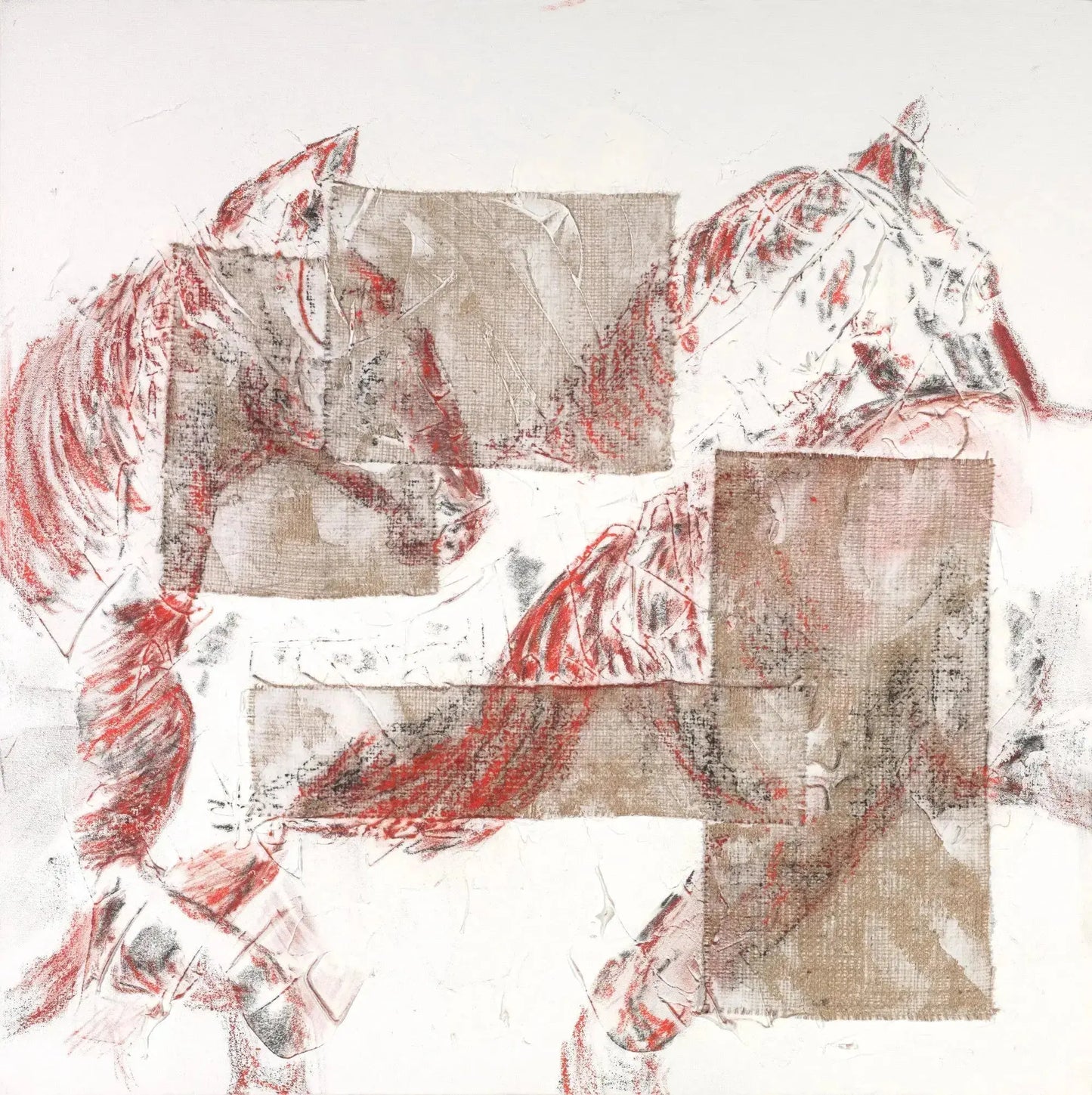 RUNNING HERD I No Frame