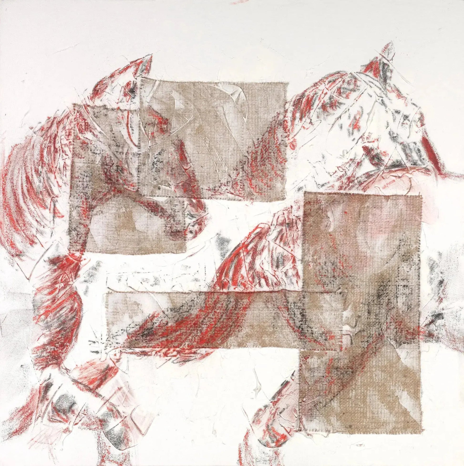 RUNNING HERD I No Frame