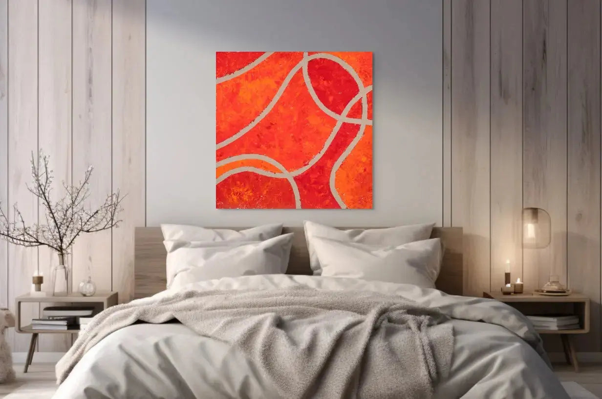 AT THE CROSSROADS III (C) in a Bedroom Mockup