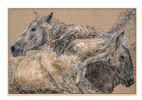 BEST FRIENDS with Natural Maple Floating Frame