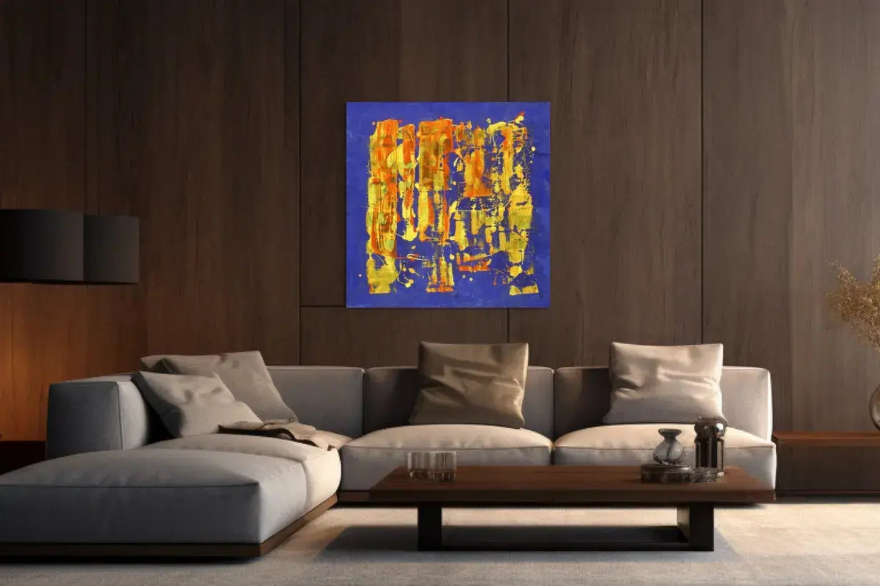 CALM JOY in a Lounge Room Mockup