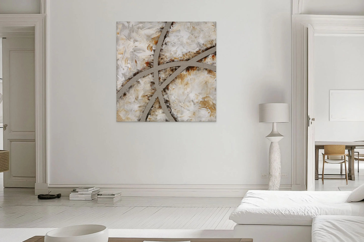 CROSS ROADS OF LIFE I (A) in a White Room Mockup