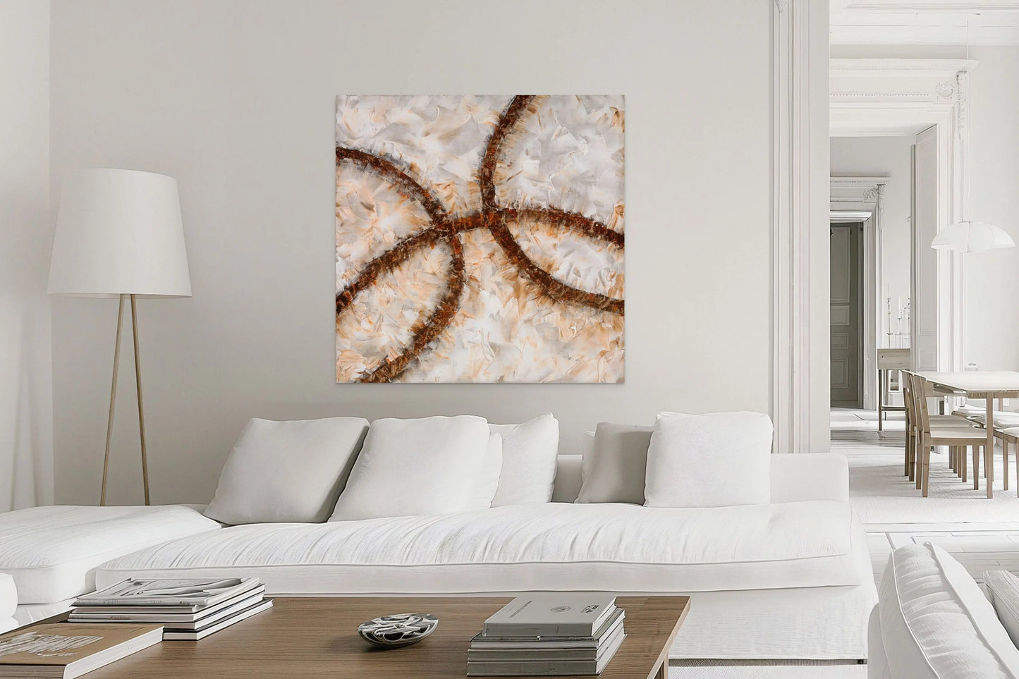 CROSS ROADS OF LIFE I (B) in a White Room Mockup