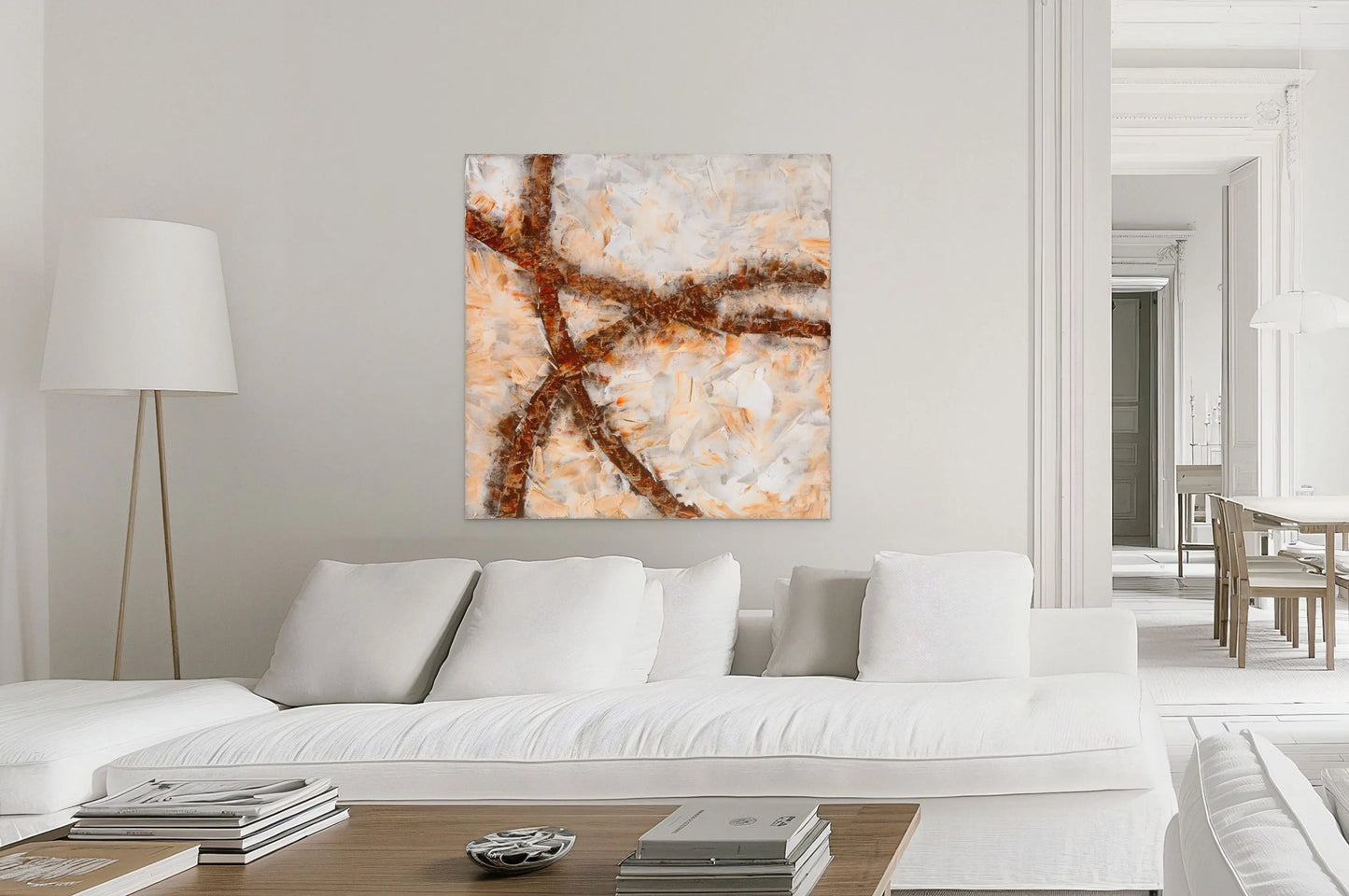CROSS ROADS OF LIFE I (D) in a White Room Mockup