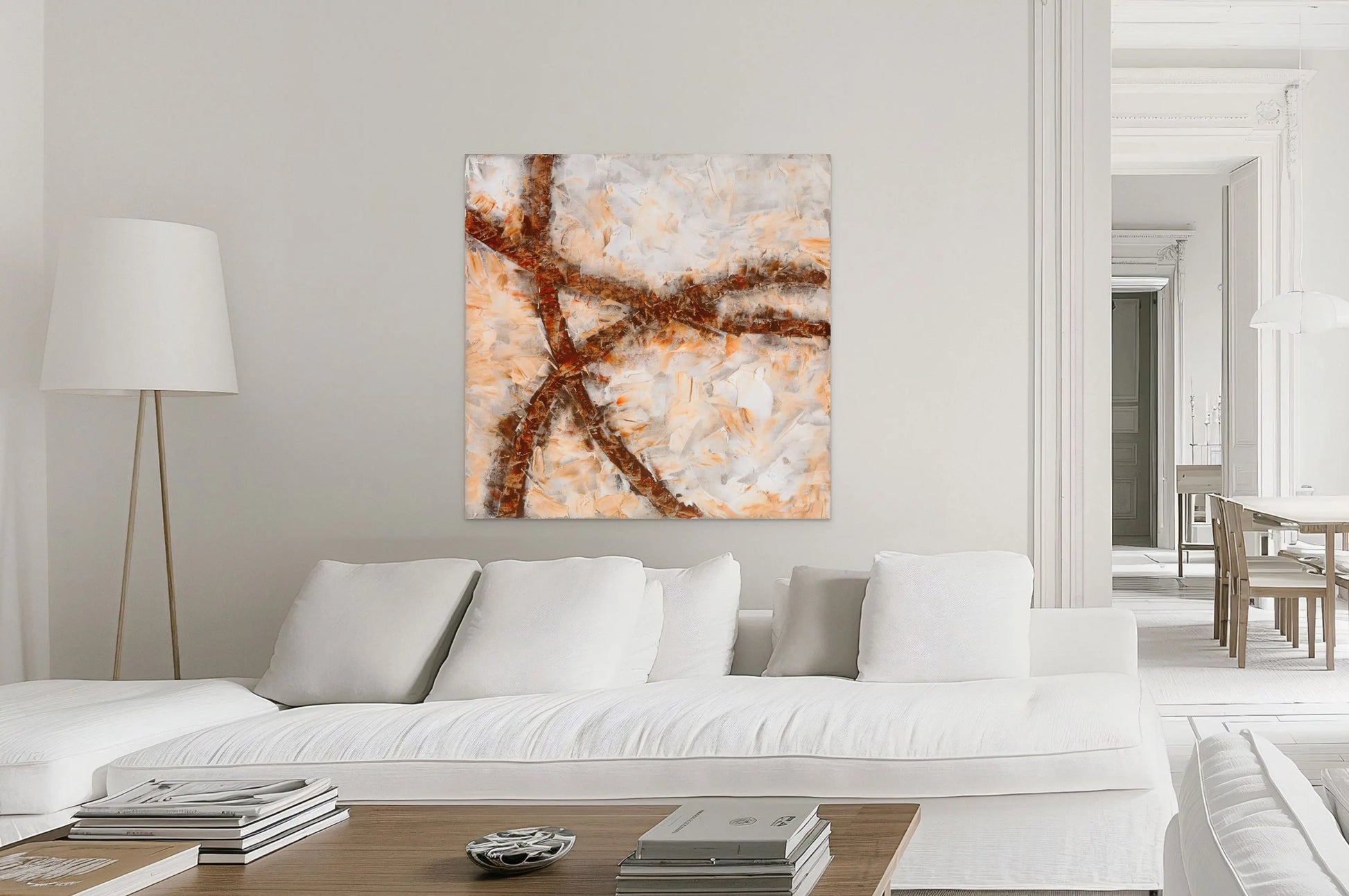 CROSS ROADS OF LIFE I (D) in a White Room Mockup