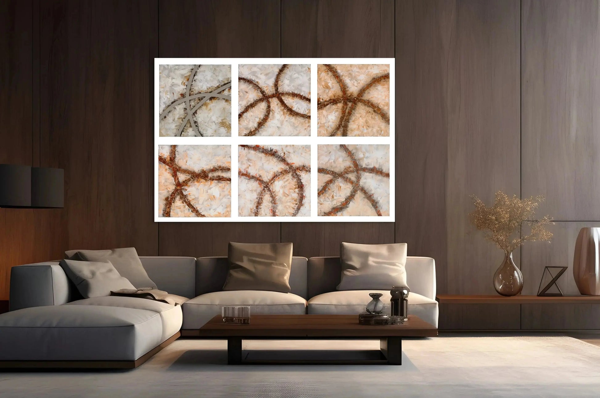 CROSS ROADS OF LIFE I in a Lounge Room Mockup