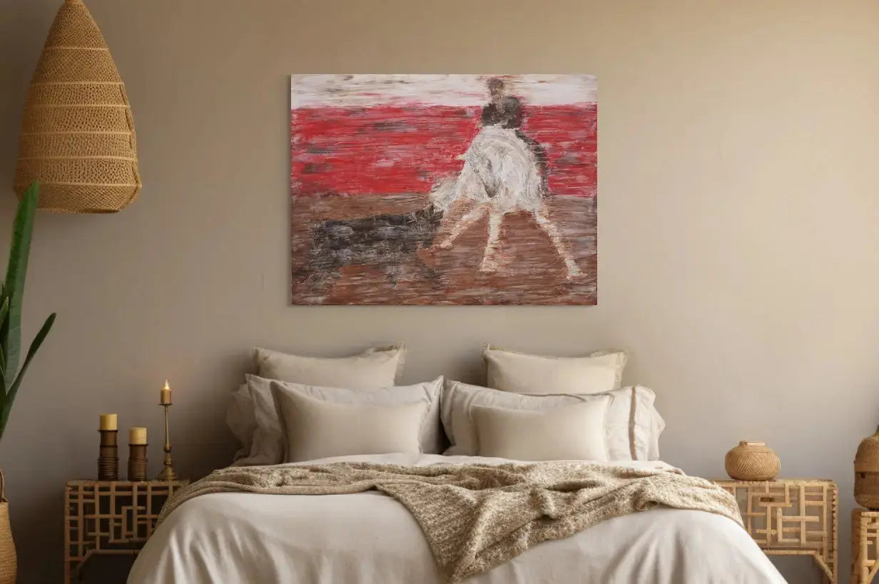 DANCE AND PLAY in a Bedroom Mockup