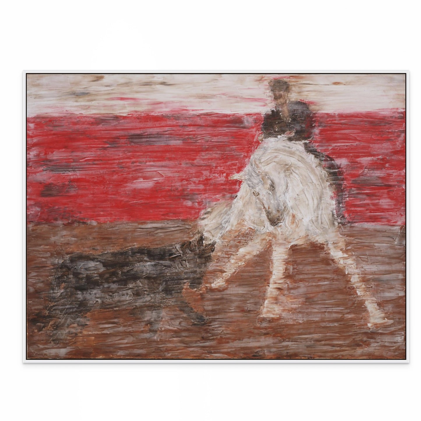 DANCE AND PLAY with White Maple Floating Frame
