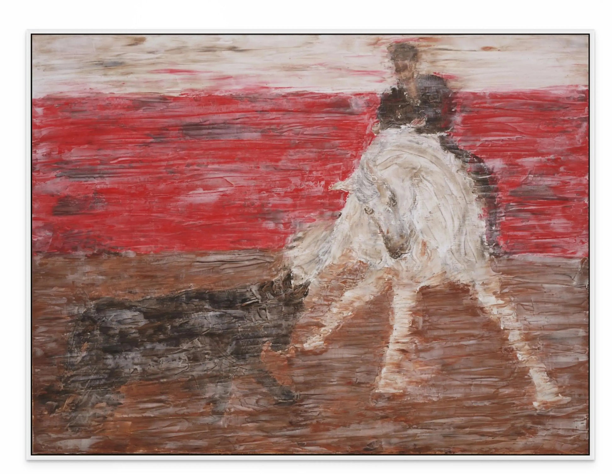 DANCE AND PLAY with White Maple Floating Frame