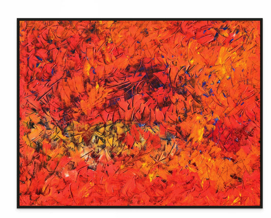 DANCE OF JOY with Black Oak Floating Frame
