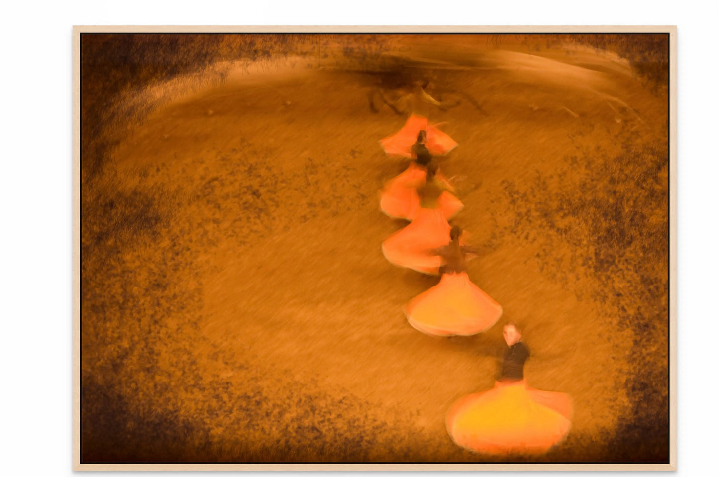 DANCING IN THE DARK with Natural Maple Floating Frame