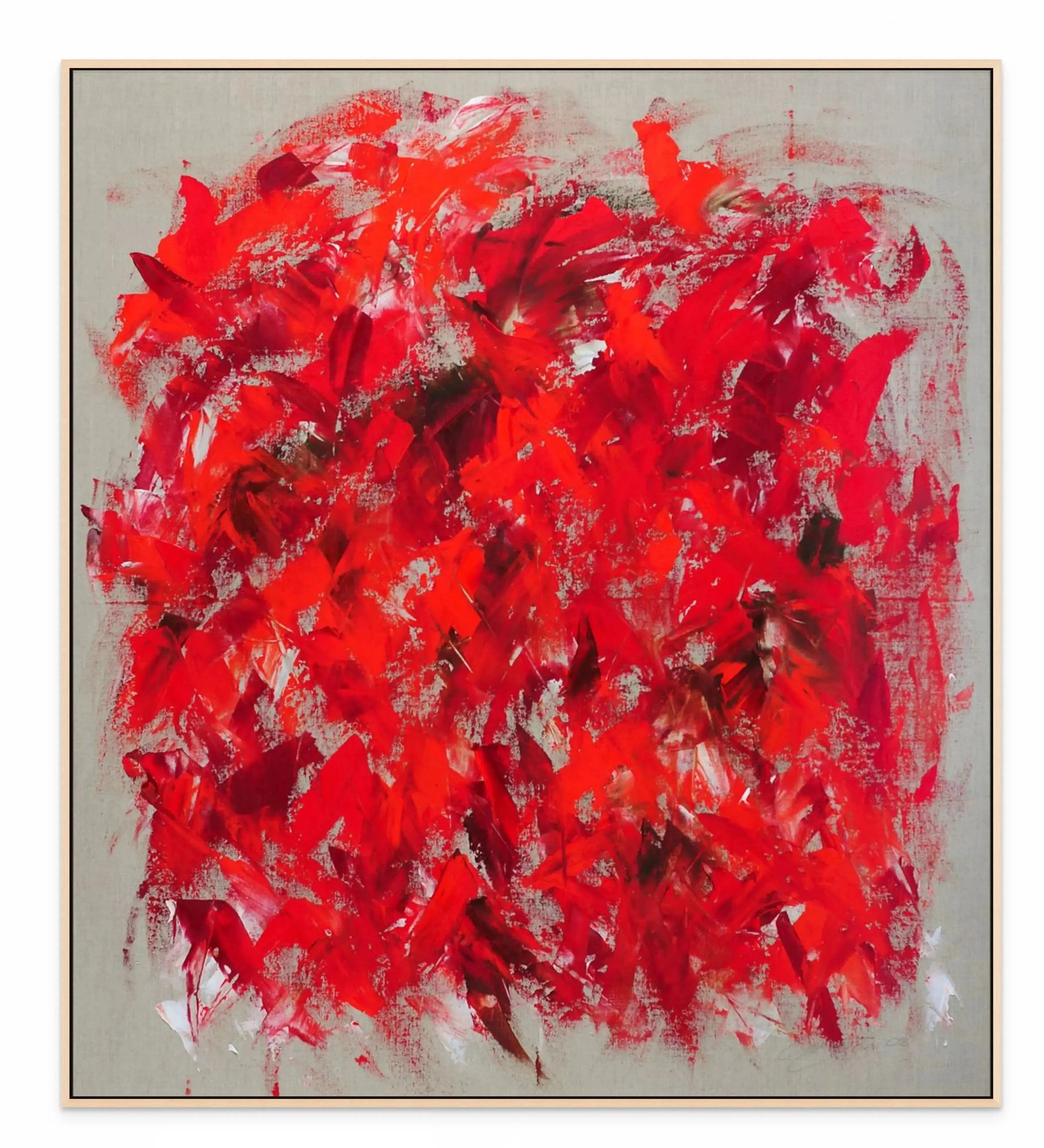 EMERGING with Natural Maple Floating Frame