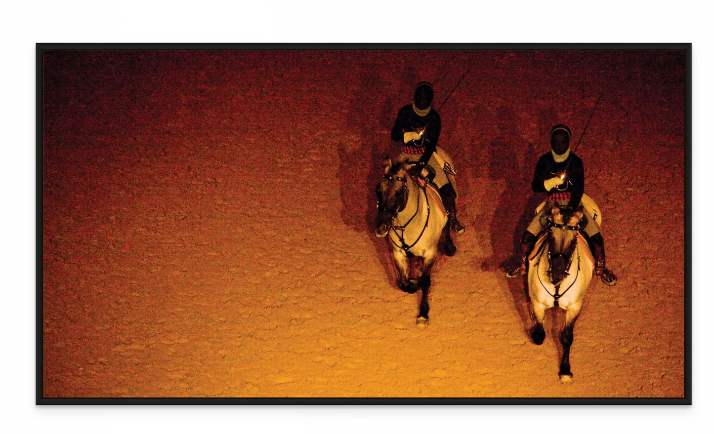 EN GUARD with Black Oak Floating Frame