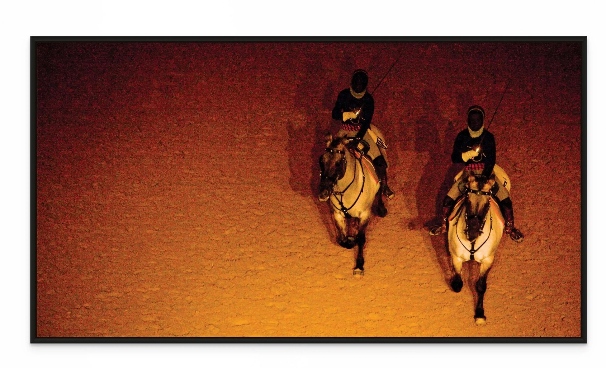 EN GUARD with Black Oak Floating Frame