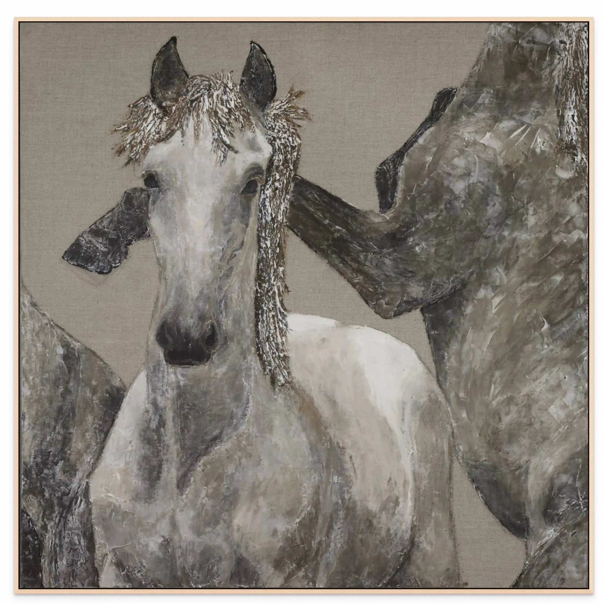 EYE OF THE STORM (R) with Natural Maple Floating Frame