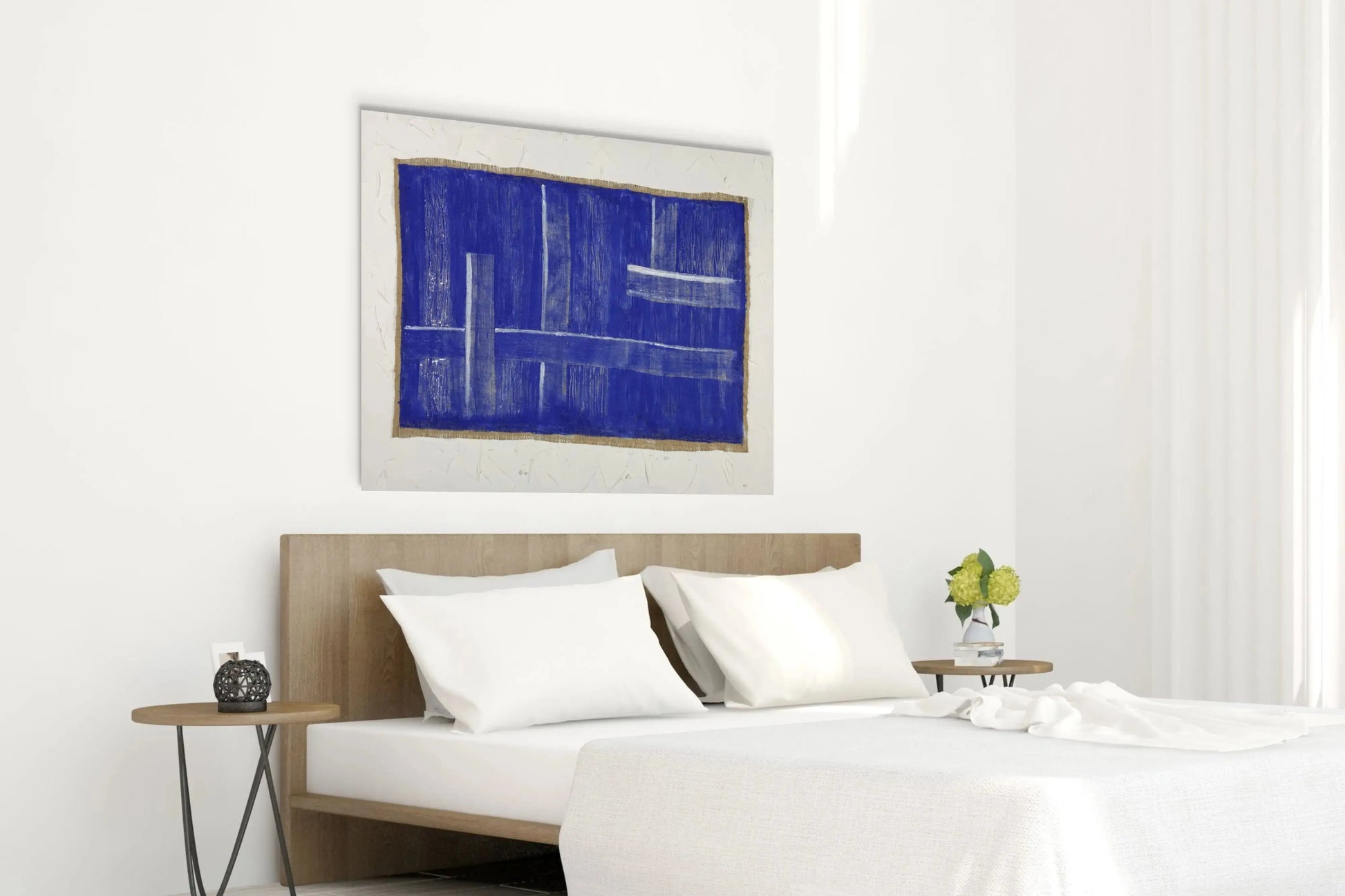 FABRIC OF LIFE II in a Bedroom Mockup