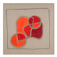 FIELDS OF LIFE III with Natural Maple Floating Frame