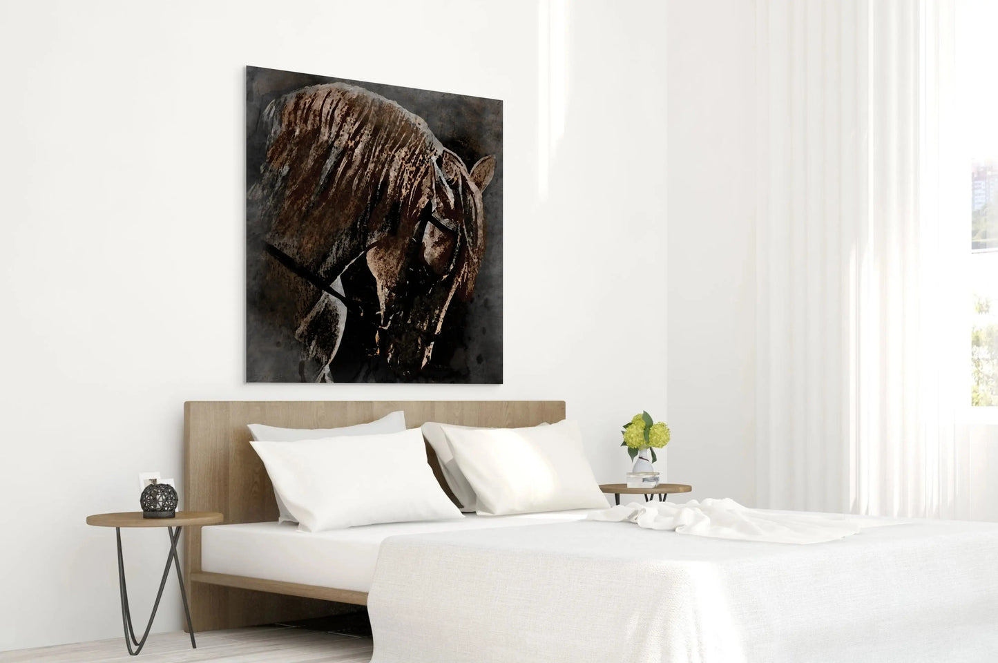 GENTLE FRIEND in a Bedroom Mockup