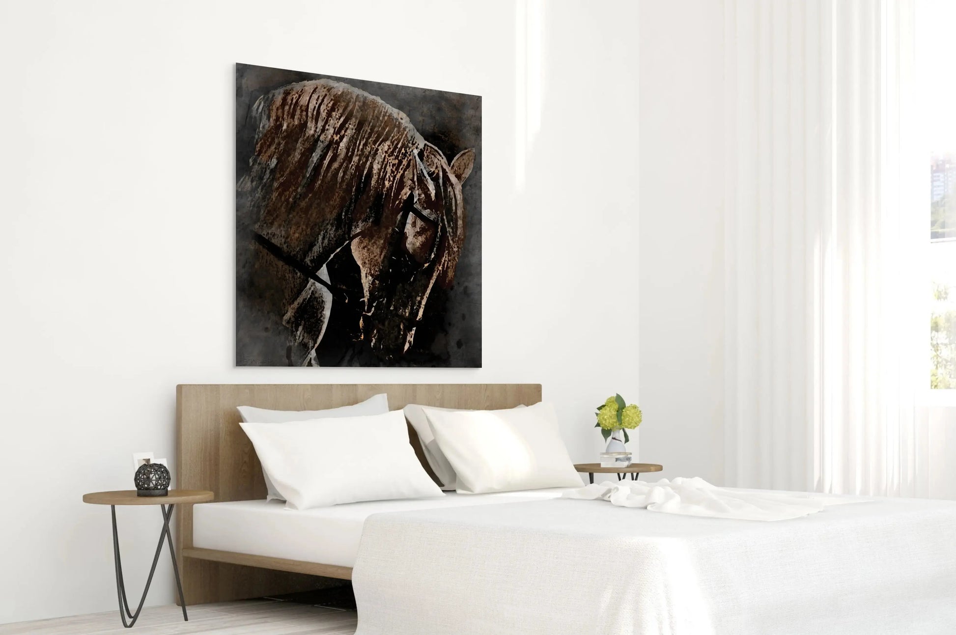 GENTLE FRIEND in a Bedroom Mockup