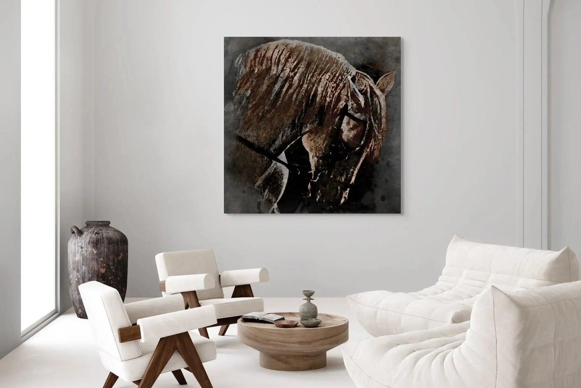 GENTLE FRIEND in a Lounge Room Mockup