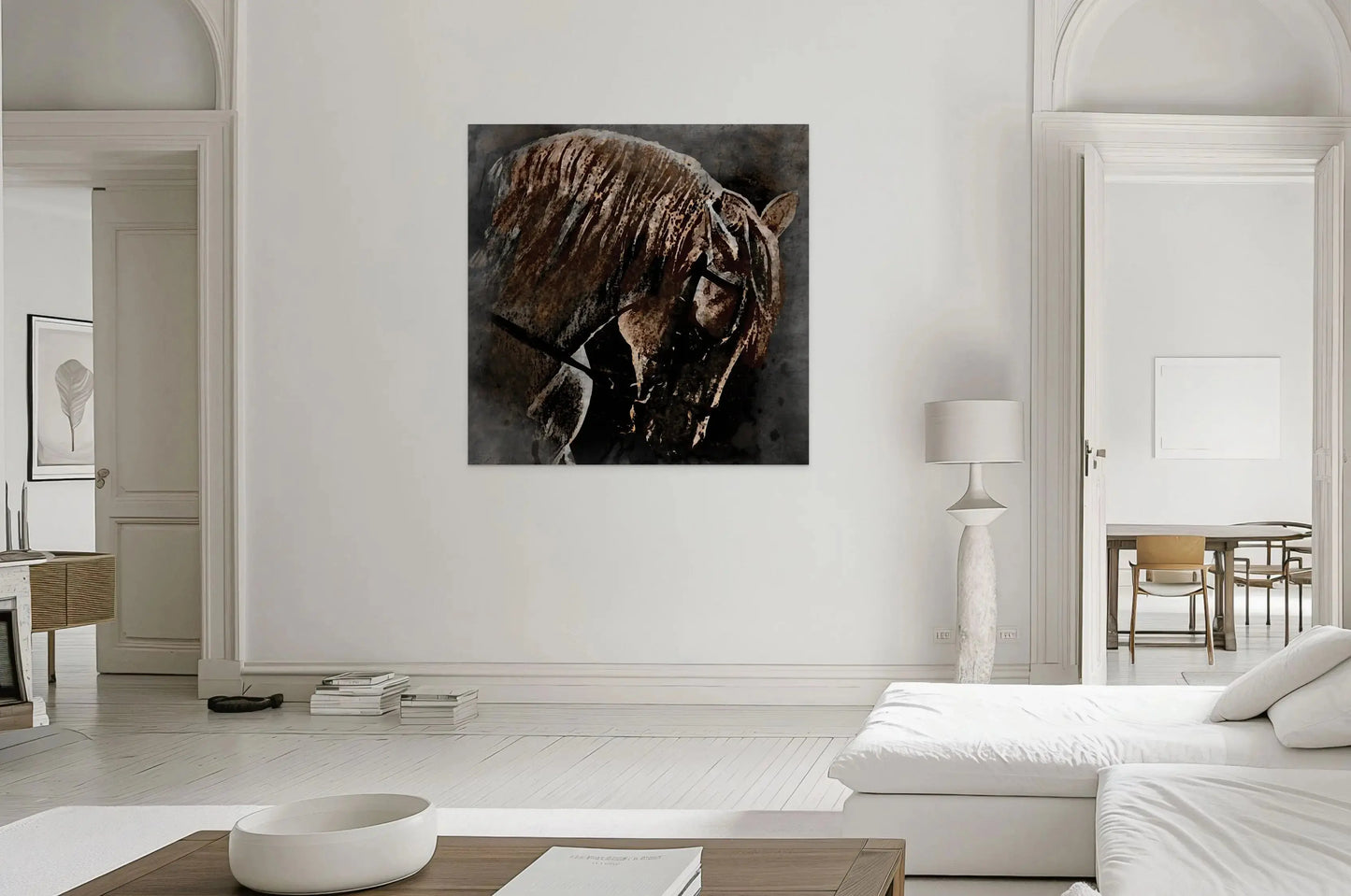 GENTLE FRIEND in a White Room Mockup