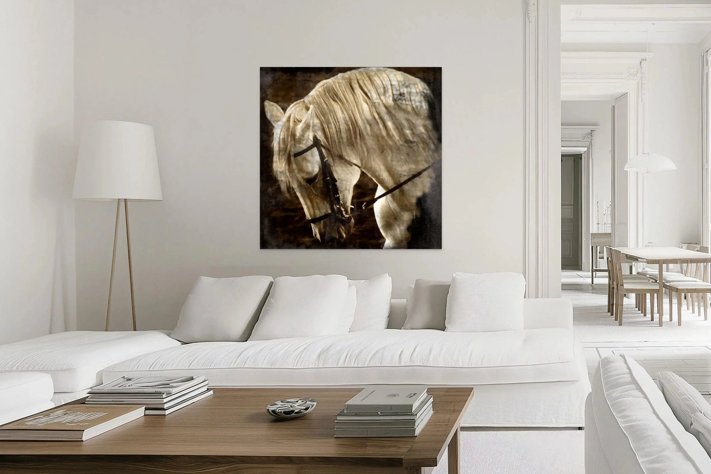 TIMELESS HEART in a White Room Mockup