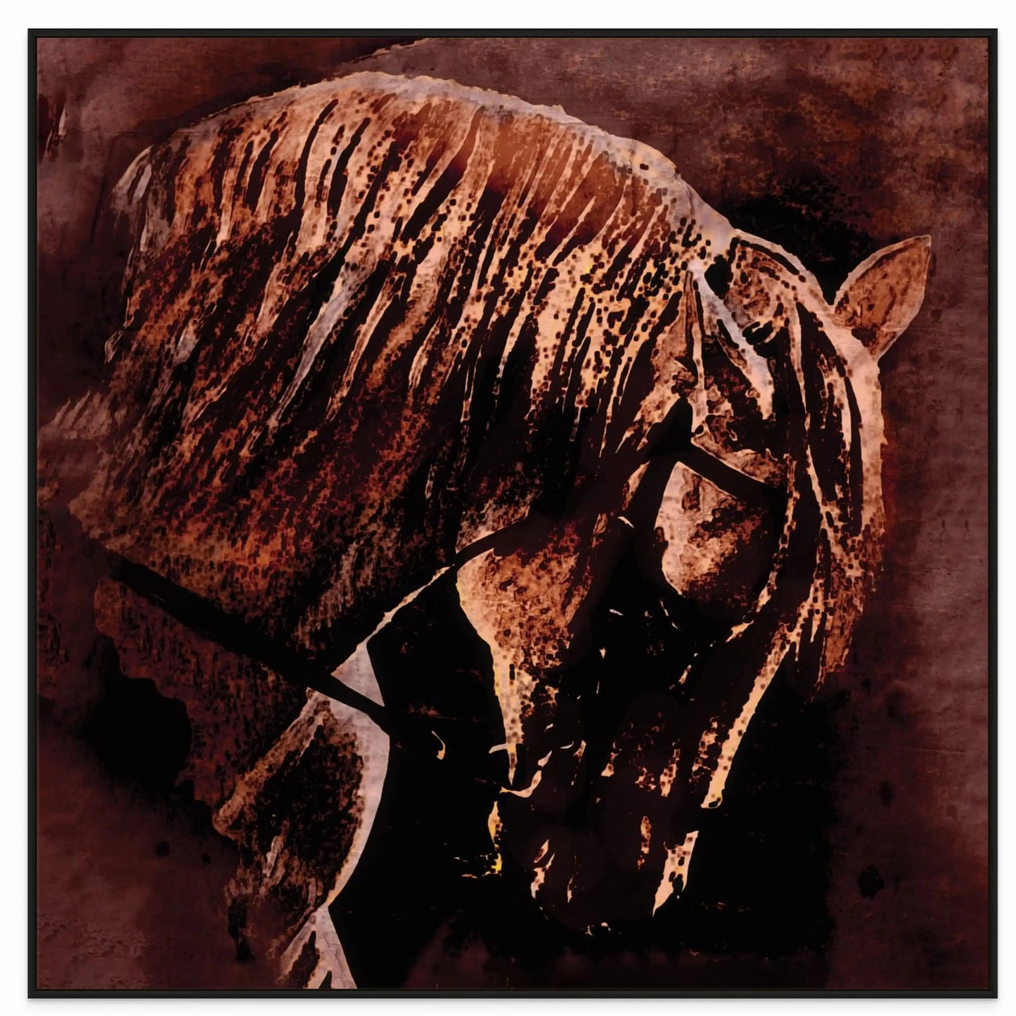 HERODES GLOW with Natural Maple Floating Frame