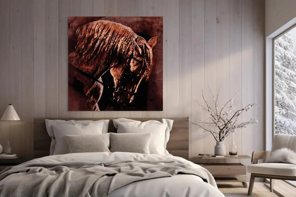 HERODES GLOW in a Bedroom Mockup