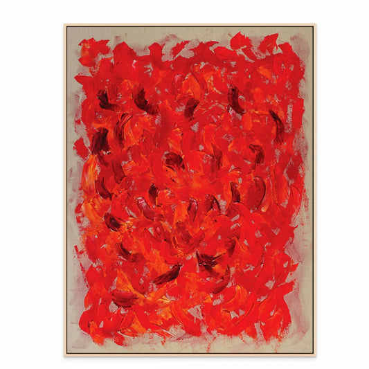 JOYOUS ANTICIPATION with Natural Maple Floating Frame