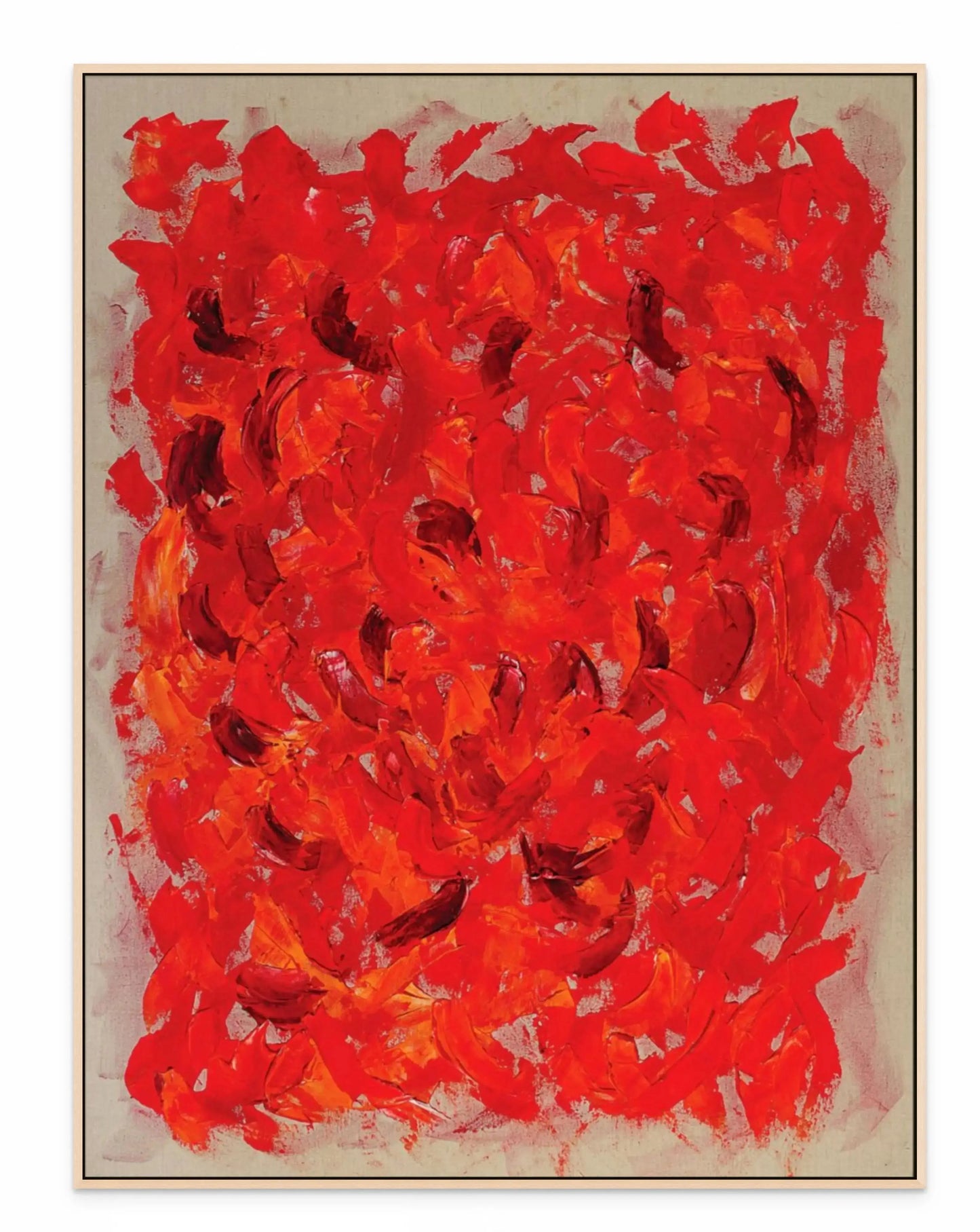 JOYOUS ANTICIPATION with Natural Maple Floating Frame