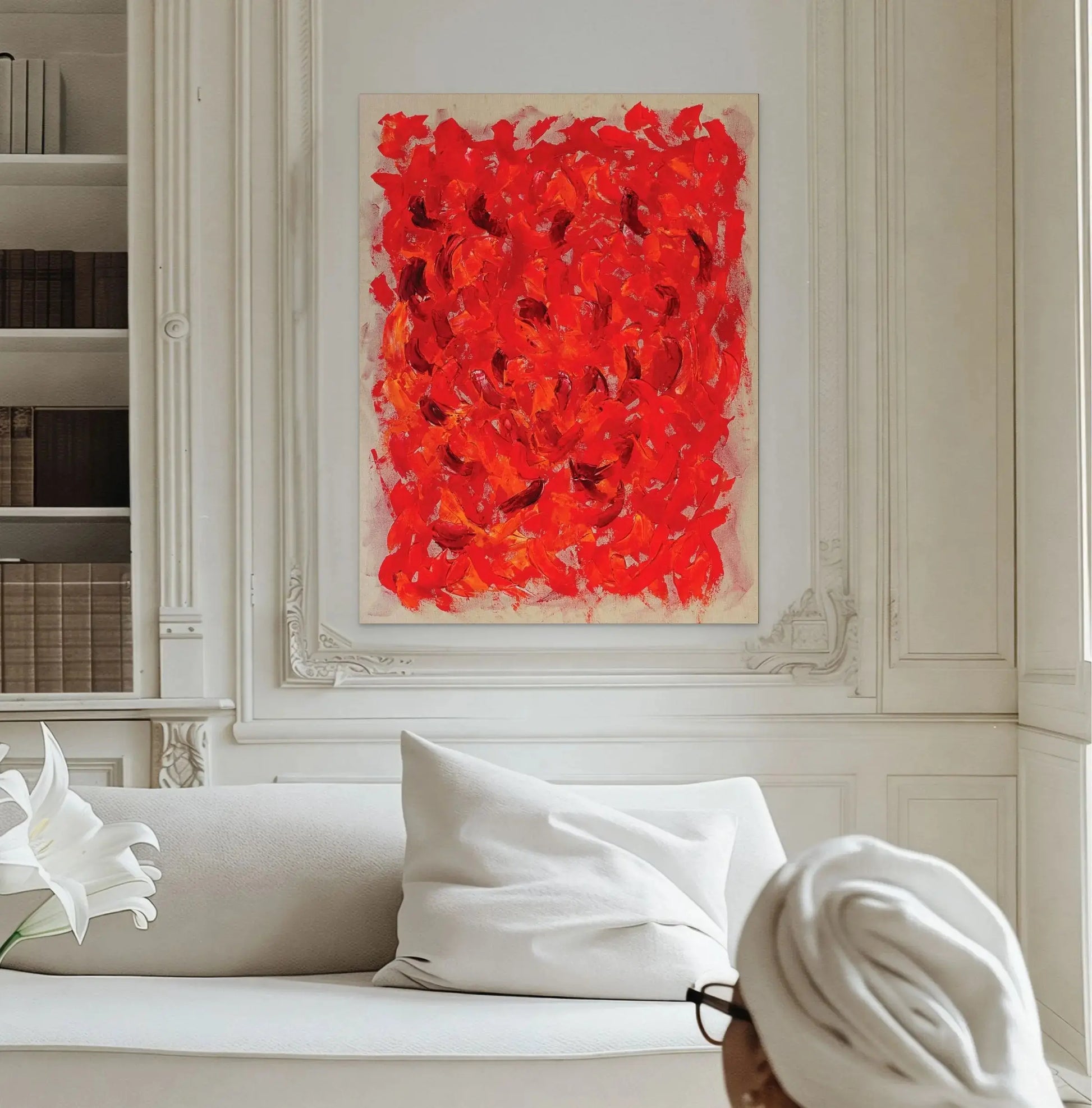 JOYOUS ANTICIPATION in a White Room Mockup