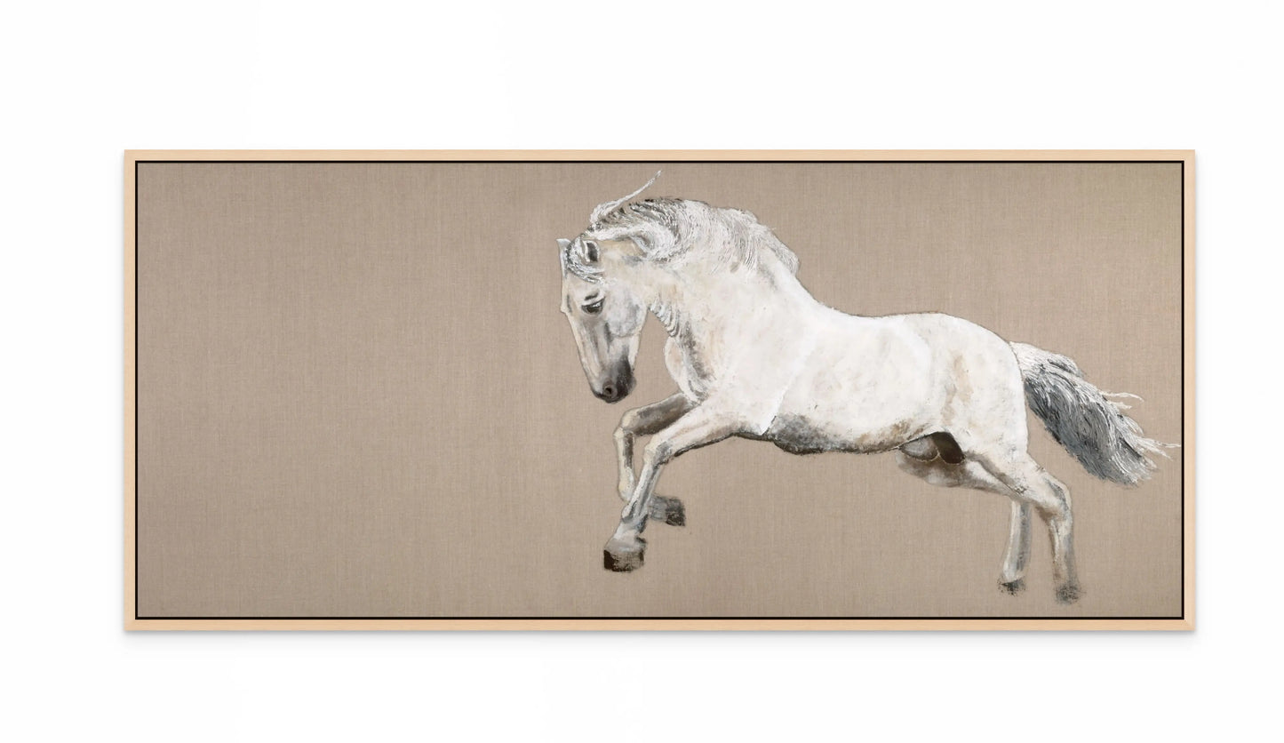 JUST DO IT! with Natural Maple Floating Frame