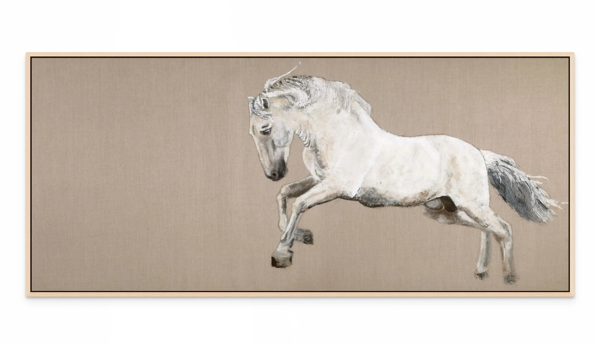 JUST DO IT! with Natural Maple Floating Frame