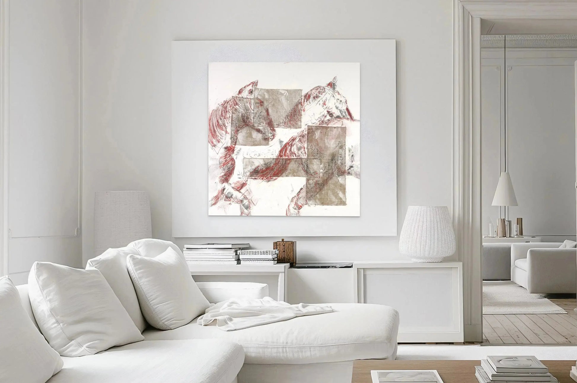 RUNNING HERD I in a White Room Mockup