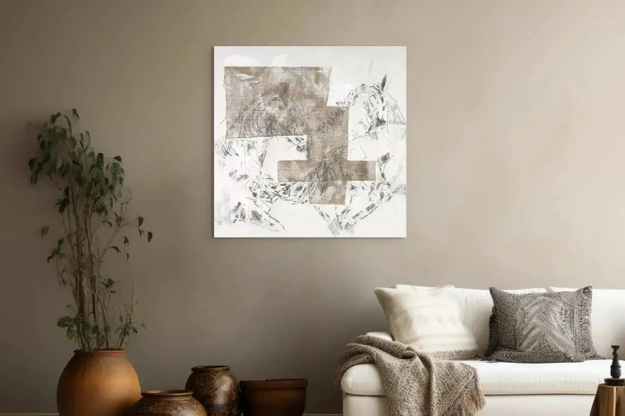 RUNNING HERD II in a Lounge Room Mockup