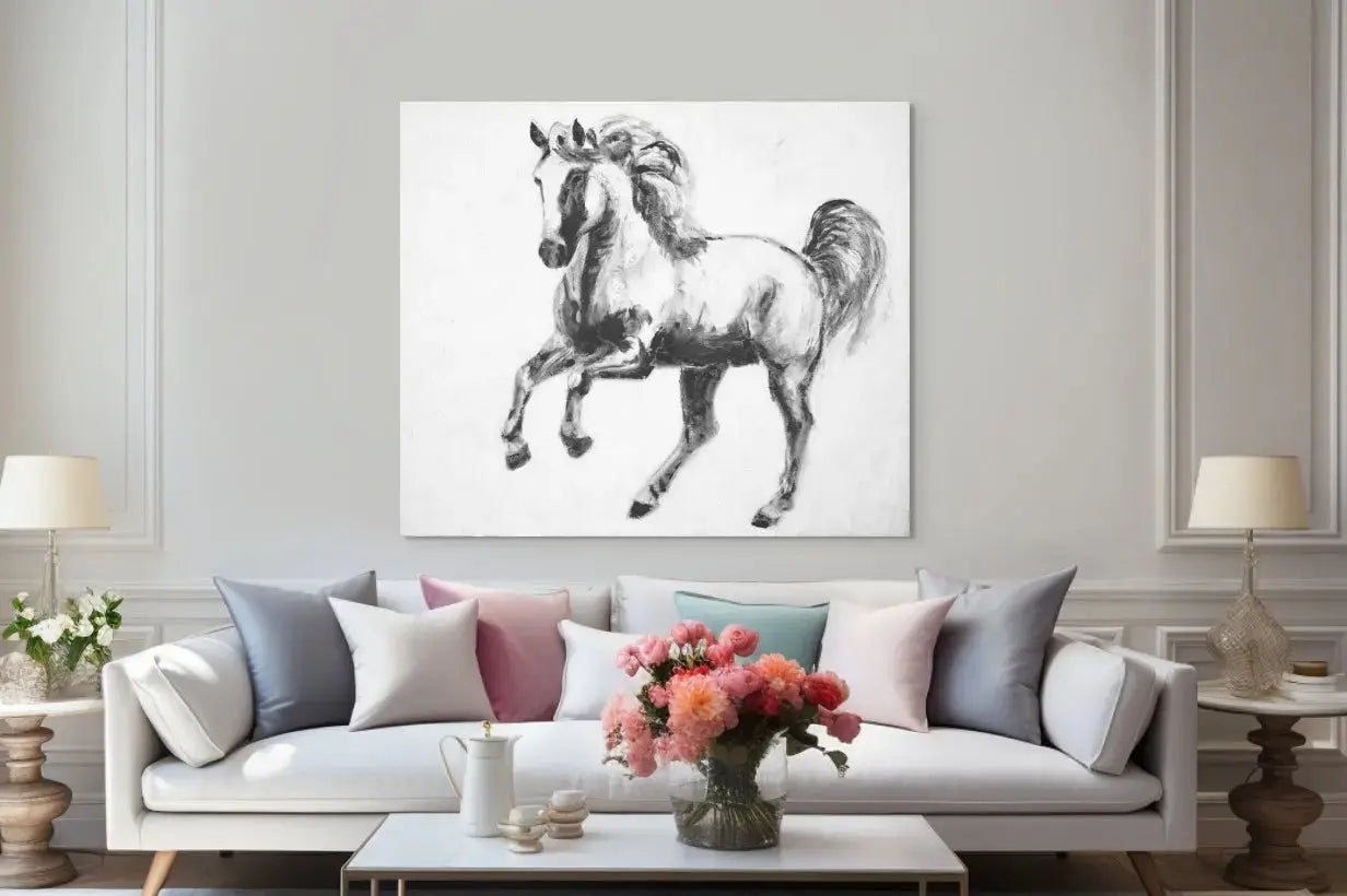 SKETCH OF LIFE in a Lounge Room Mockup