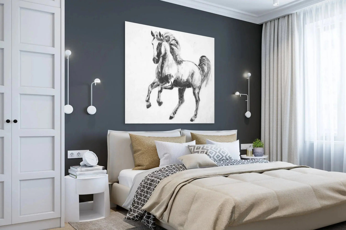 SKETCH OF LIFE in a Bedroom Mockup