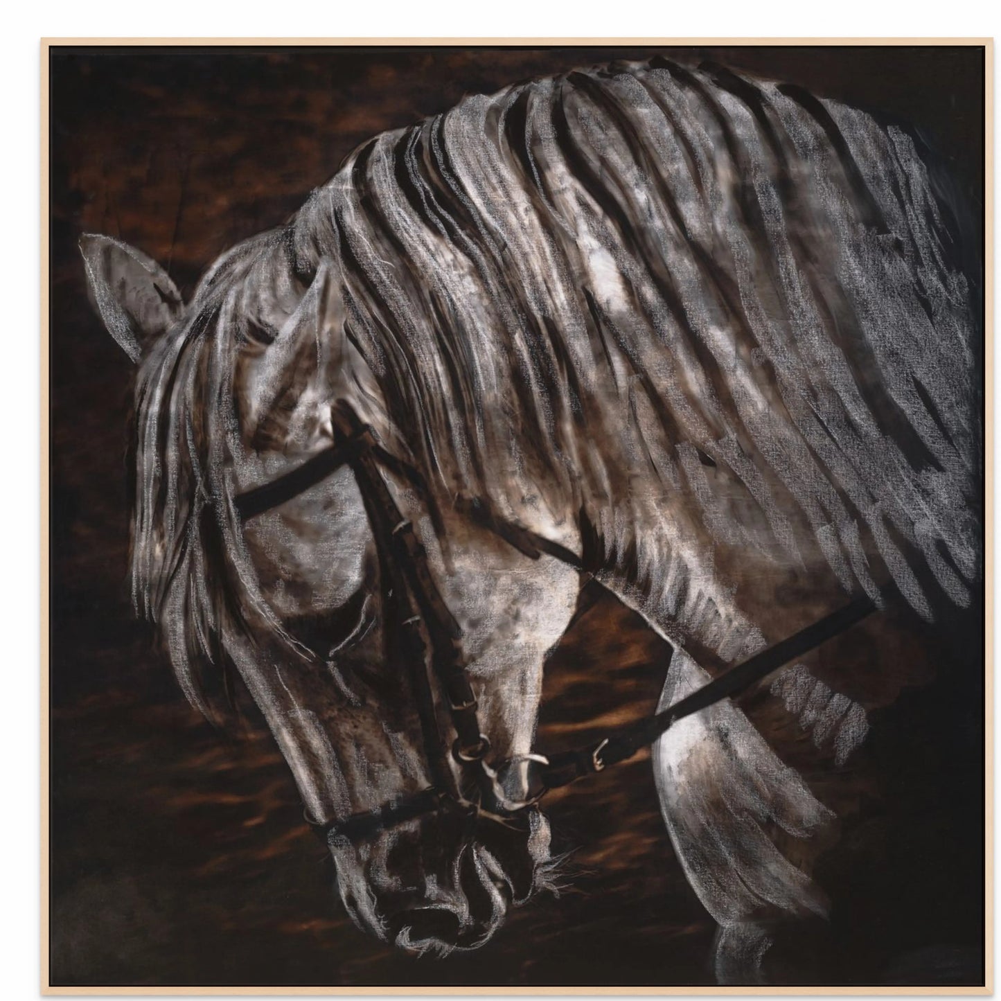 STAND STRONG with Natural Maple Floating Frame