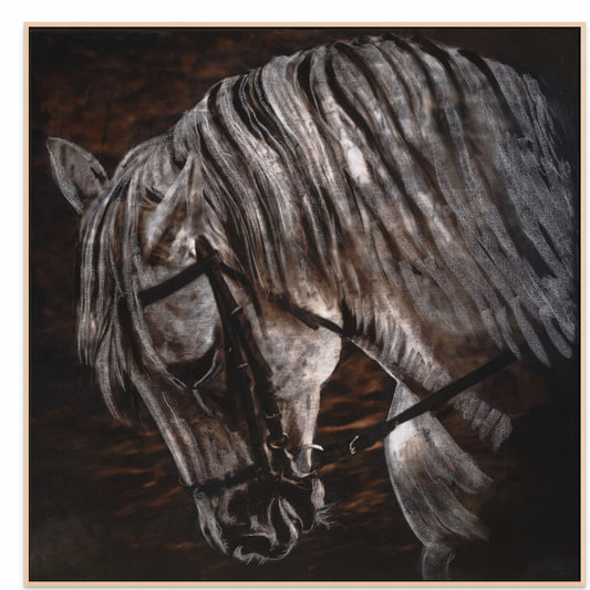 STAND STRONG with Natural Maple Floating Frame